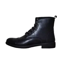 TIOZONEY - Botas Moda Puntera Vintage de PU