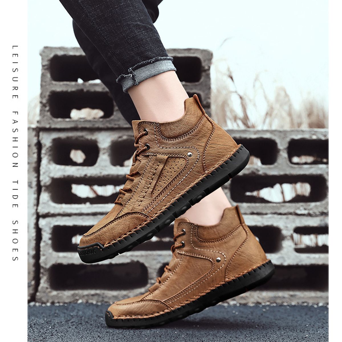 TIOZONEY - Botas caña cortas de deporte.