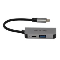 HUB C A HDMI + USB + PD, 3 EN 1