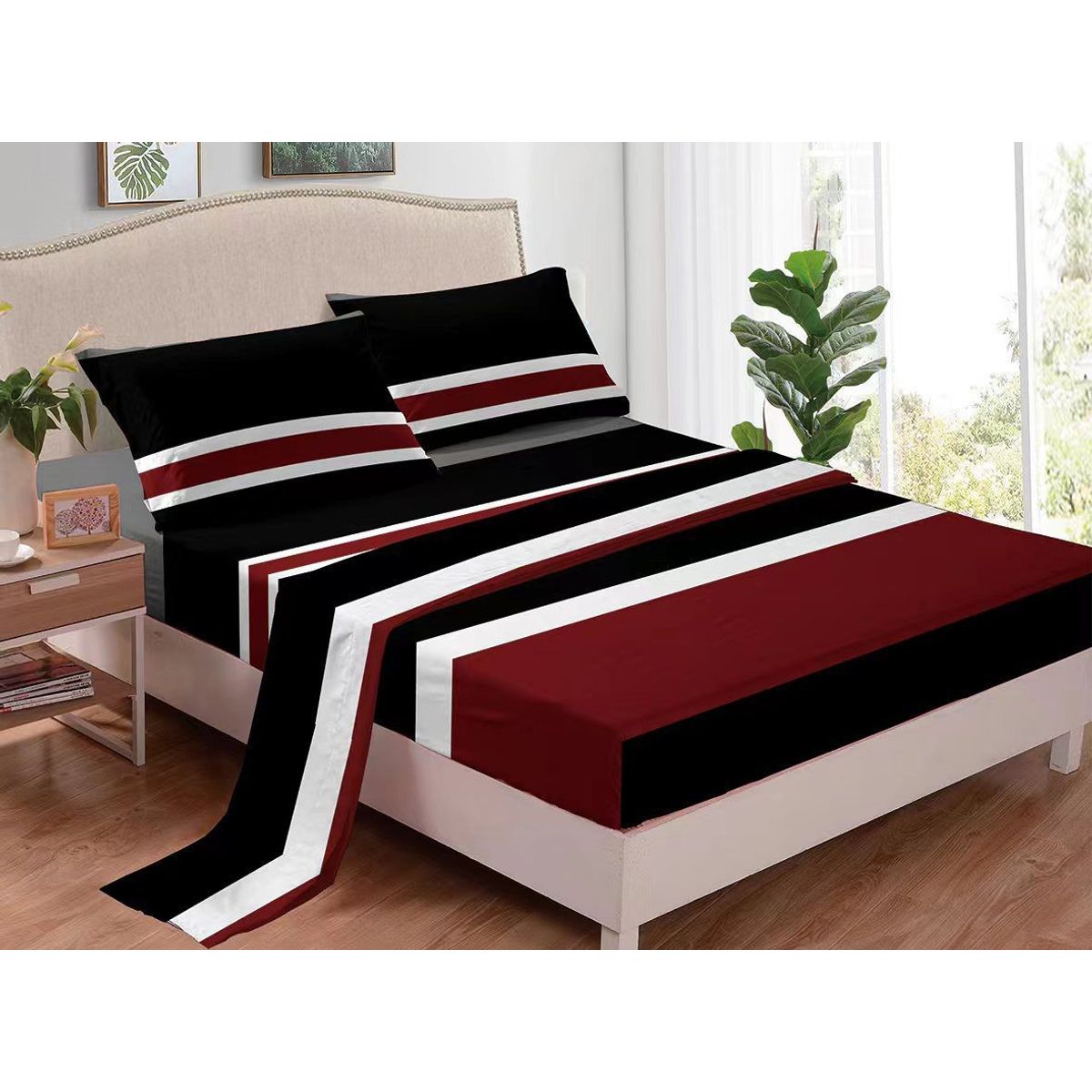 GENERICO - JUEGO DE SABANAS 100% ALGODON  SUAVES Y CÁLIDAS