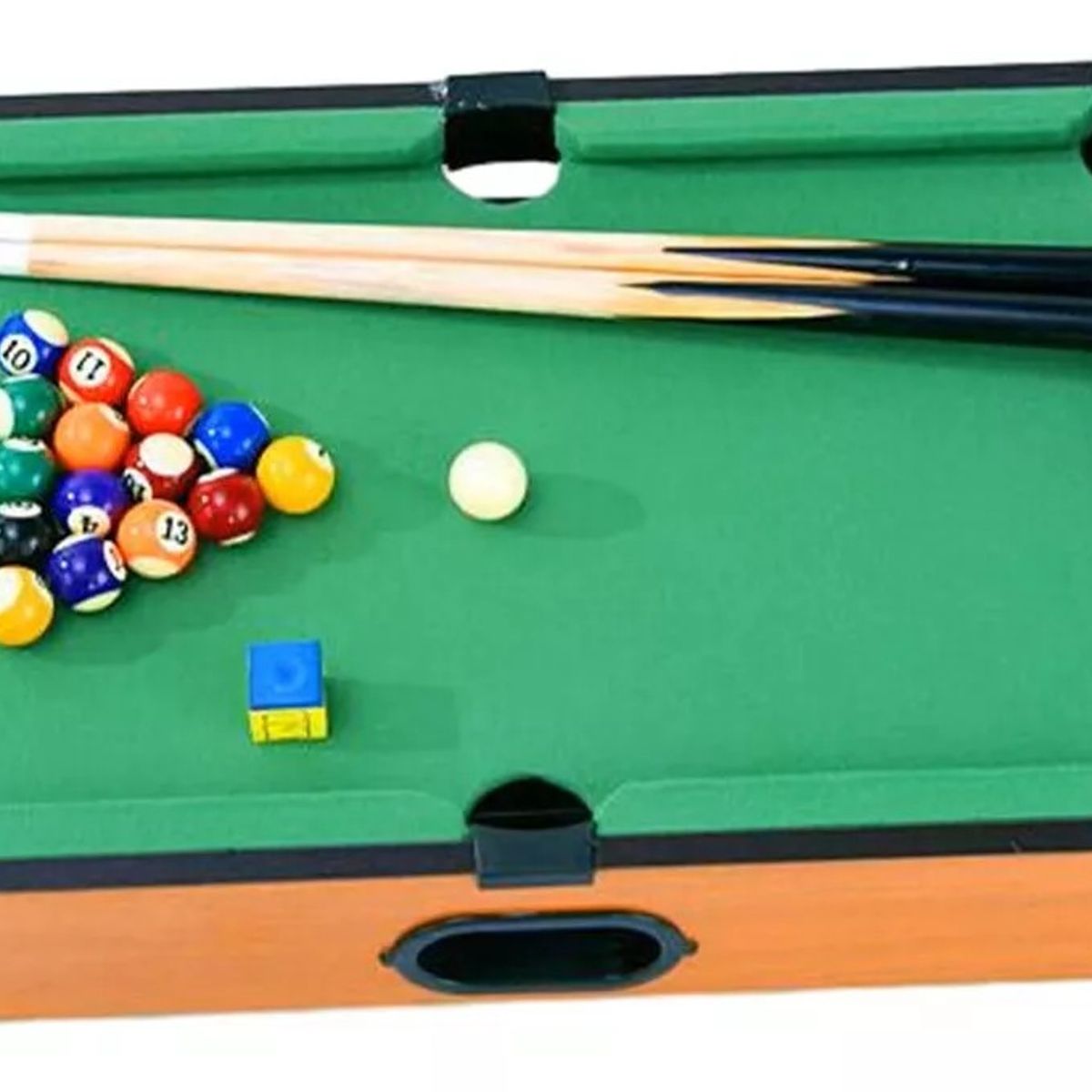 GENERICO - Mini Mesita De Pool 36x24 Cm De Madera Para Niños