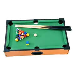 GENERICO - Mini Mesita De Pool 36x24 Cm De Madera Para Niños