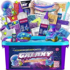 GENERICO - Kit Para Hacer Slime Galaxy Incluye Todos Los Accesorios