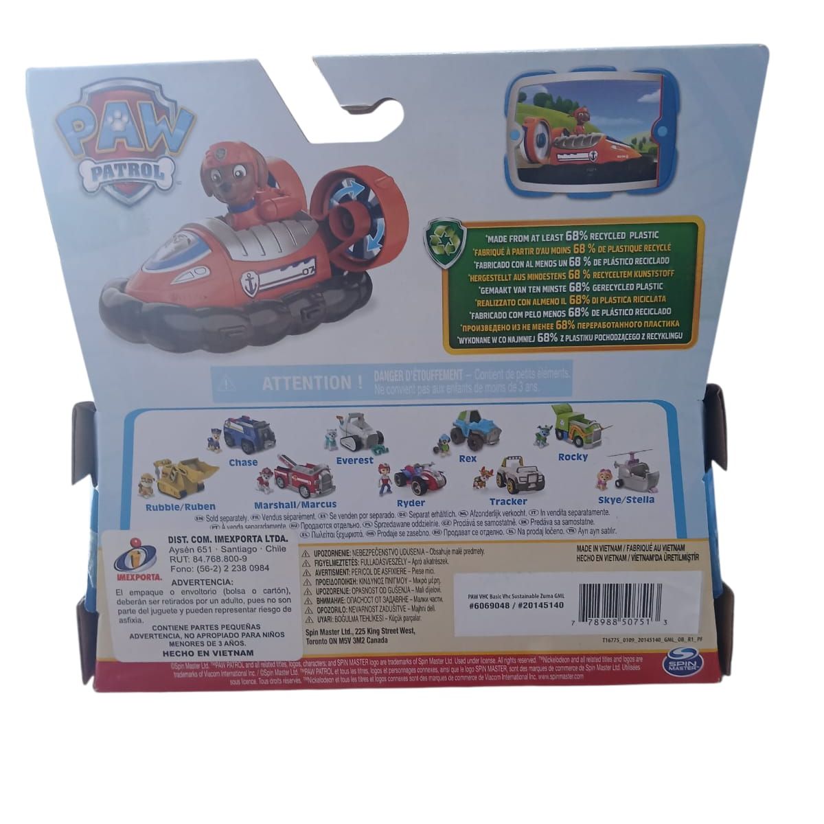 IMEXPORTA - Paw Patrol Figura Basica Zuma