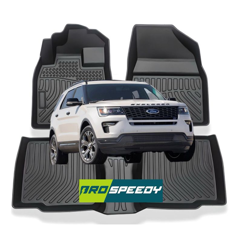 GENERICO - PISOS CALCE PERFECTO PROSPEEDY FORD EXPLORER 2015-2019 3PZAS