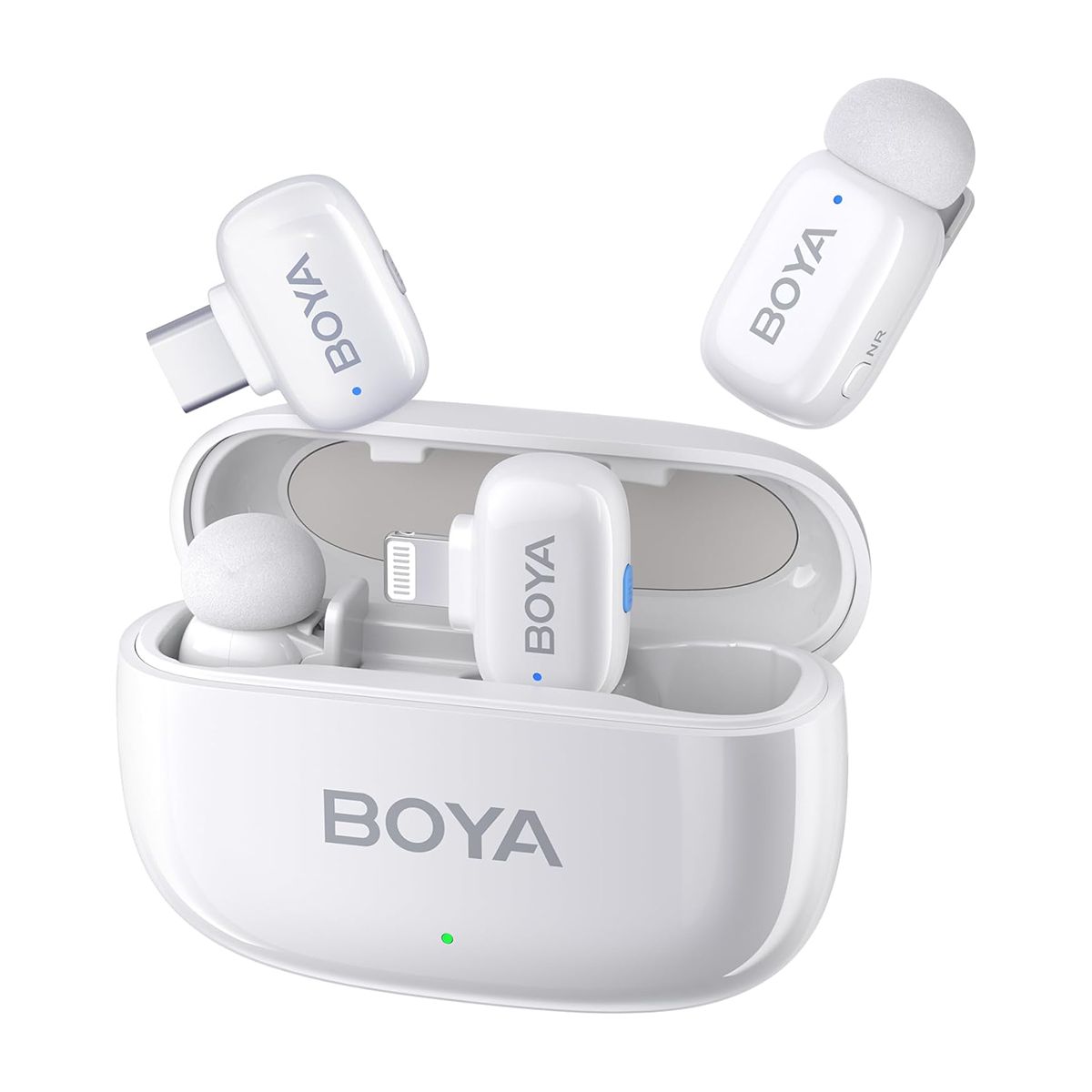 BOYA - Microfono Inalámbrico Boya Mini Lightning Usb-c Con Inteligencia Artificial