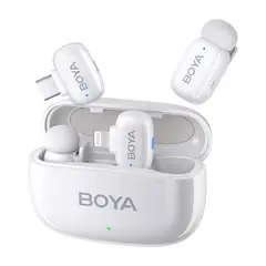 BOYA - Microfono Inalámbrico Mini Lightning Usb-c Con Inteligencia Artificial