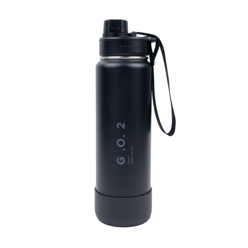 GO2 - Botella Insulada Sport - 700 ml. Negra