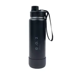 GO2 - Botella Insulada Sport - 700 ml. Negra