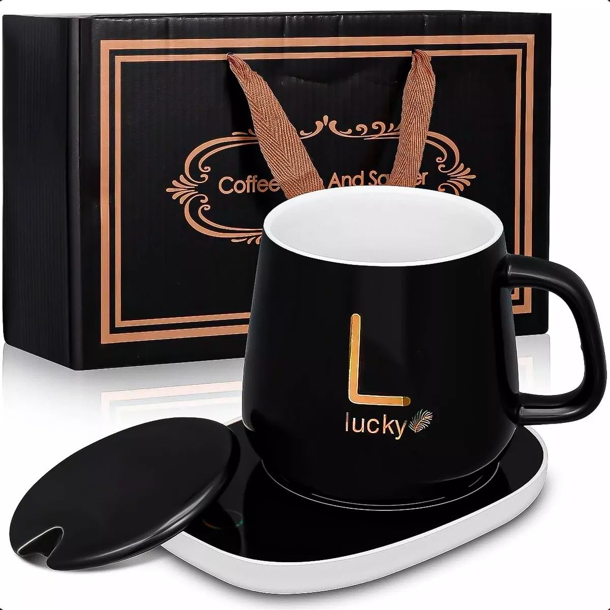 GENERICO - Tazon Con Calentador Taza Tazas De Te Tazas Cafe Electrica