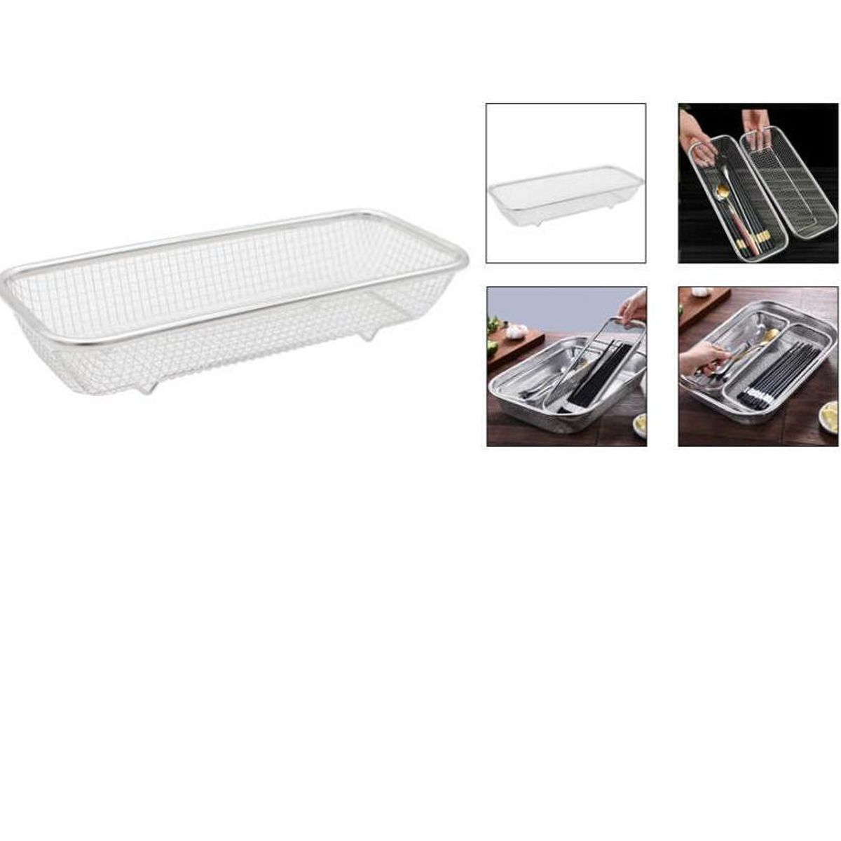 GENERICO - Organizador de Cubiertos Metalico