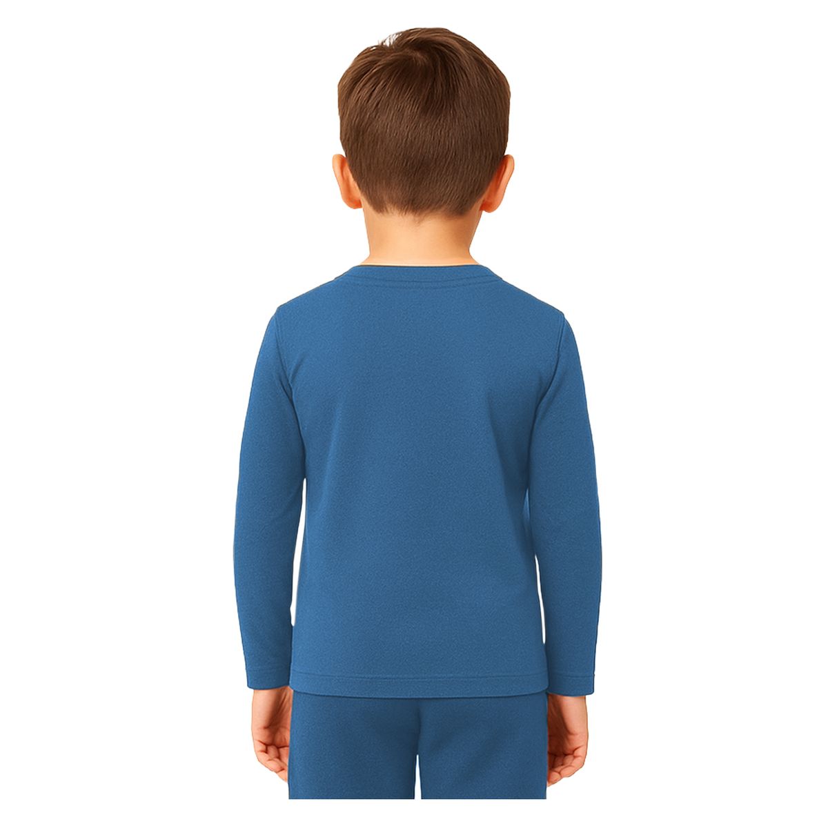 ANDESLAND OUTDOOR APPAREL - Polera Micropolar Primera Capa Blanford Azul Niños