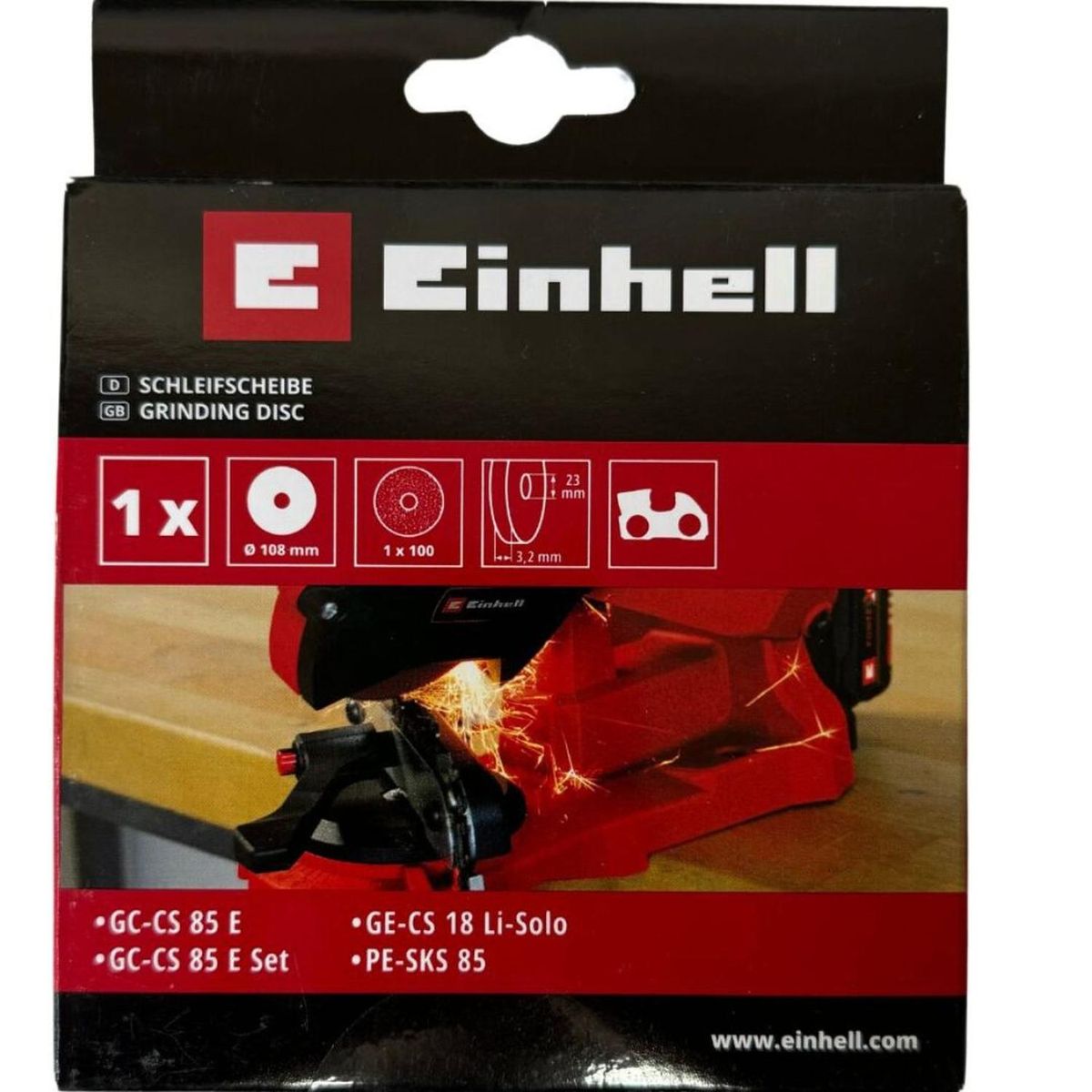 EINHELL - Disco Abrasivo 3,2 Mm Afilador Cadenas Einhell Ge-cs 18 Li
