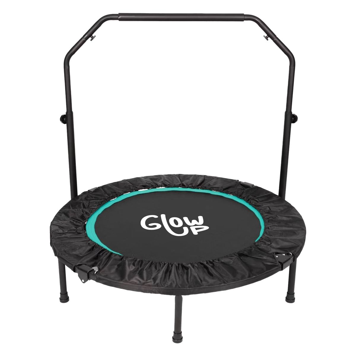 GLOWUP - Mini Trampolín 4 Ft 1.2 mt Aeróbico Fitness Yoga y Juegos GlowUp