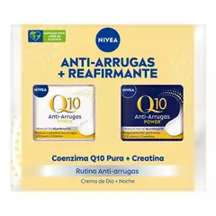 NIVEA - Pack Rutina Crema Facial Q10 Día 50 ml + Noche 50 ml