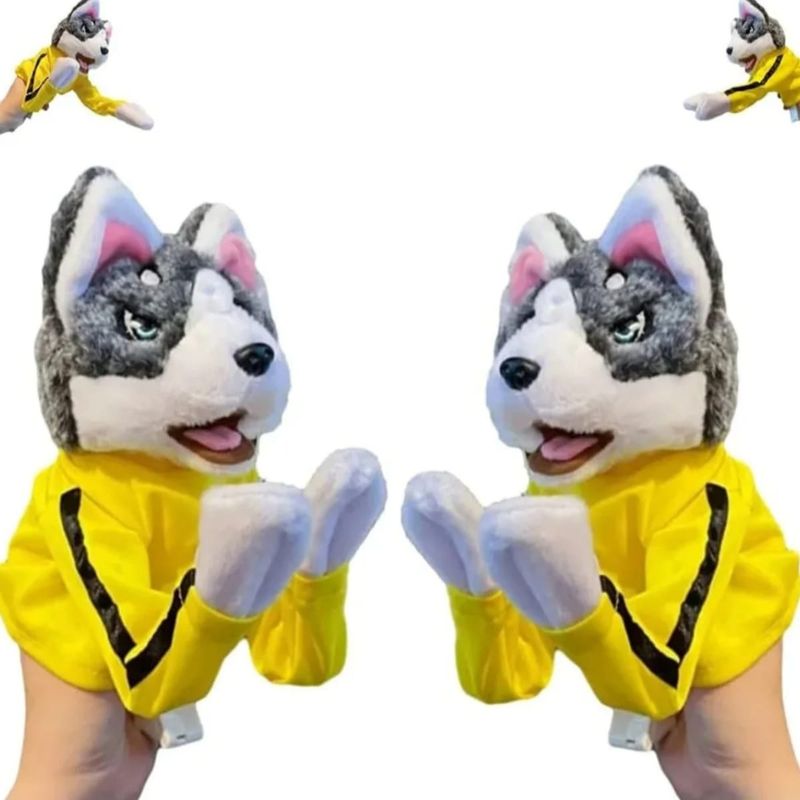 GENERICO - perro boxeador marioneta eléctrico con sonidos