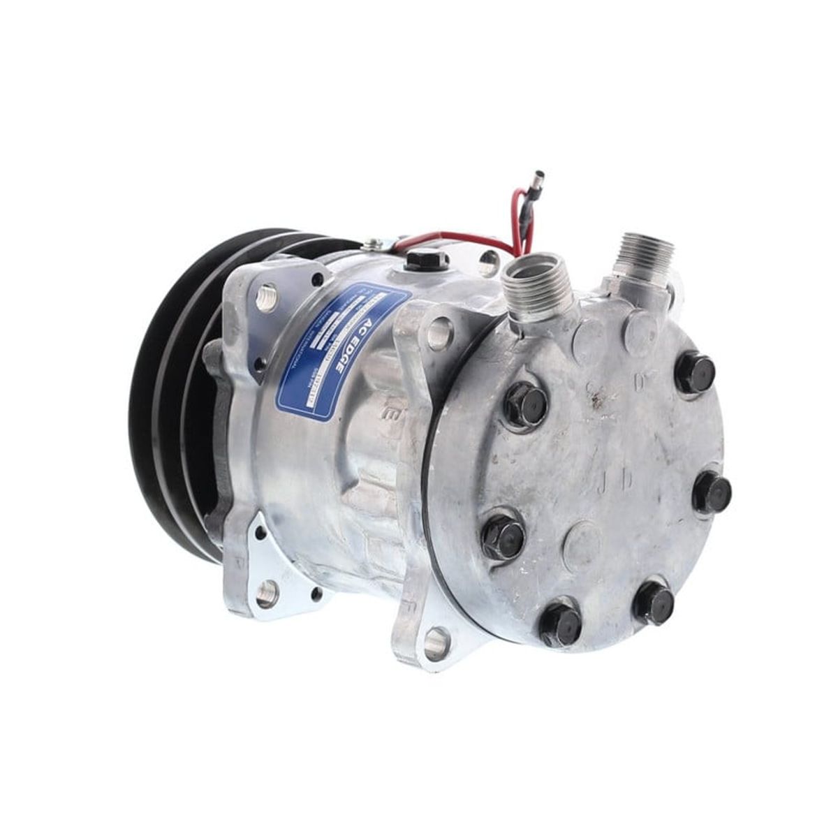 AMERICAN AIR - Compresor 7H13 2A 12V 125mm TAPA JDJEFC AM 7312