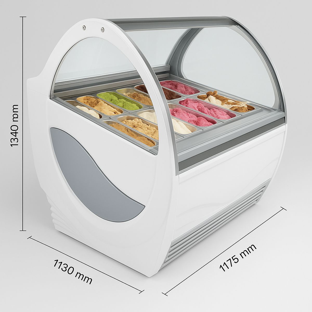 BOZZO - Barquillera Ventilada UDR 12 sabores