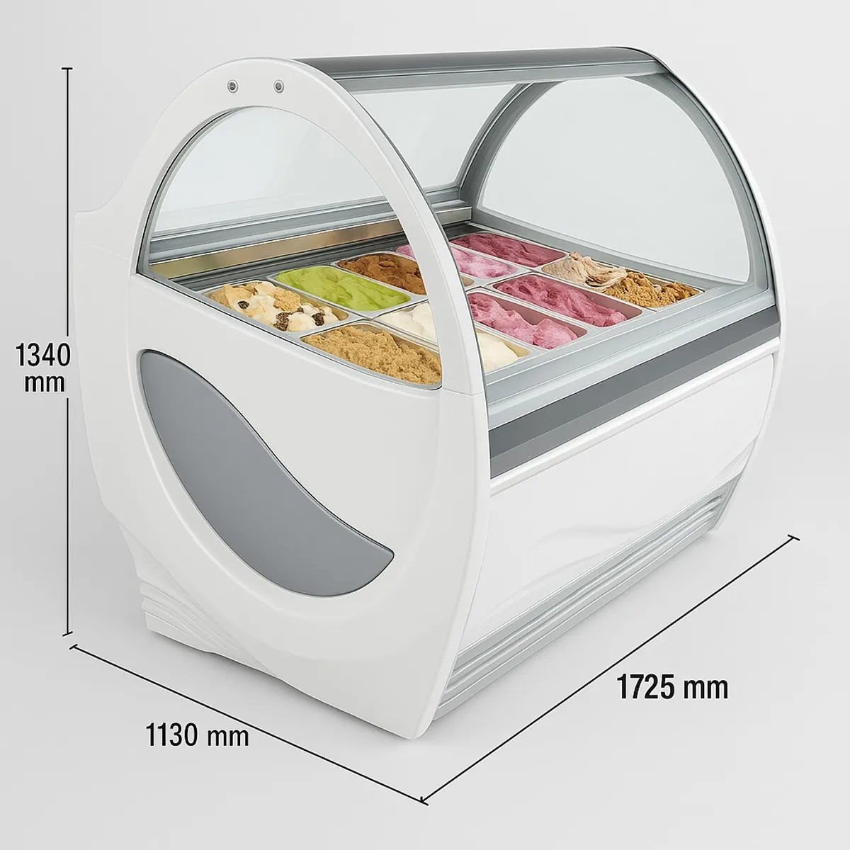 BOZZO - Barquillera Ventilada UDR 18 sabores