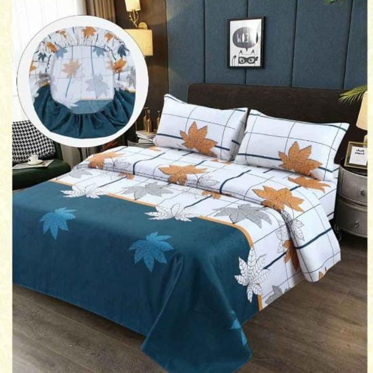 GENERICO - JUEGO DE SABANAS 100% ALGODON  SUAVES Y CÁLIDAS