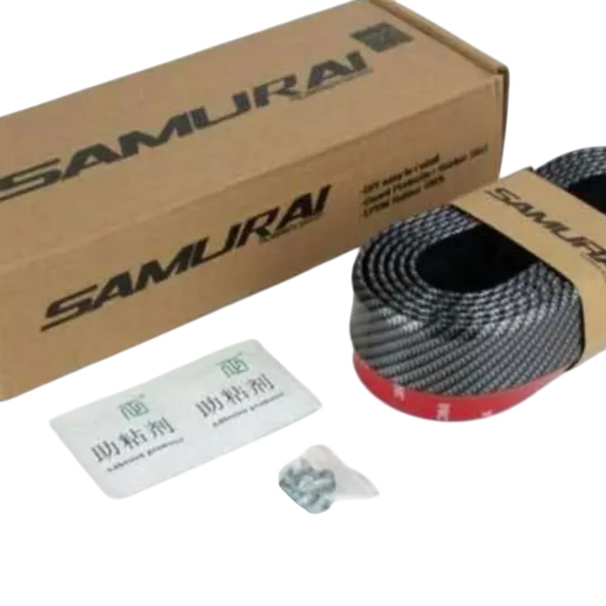 GENERICO - Lip Frontal Auto Samurai Fibra De Carbono Tuning Auto