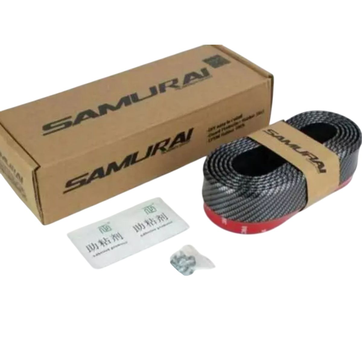 GENERICO - Lip Frontal Auto Samurai Fibra De Carbono Tuning Auto