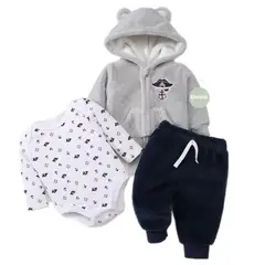 JUMP KIDS - Conjunto 3 piezas Forrado Pirata Gris para bebes