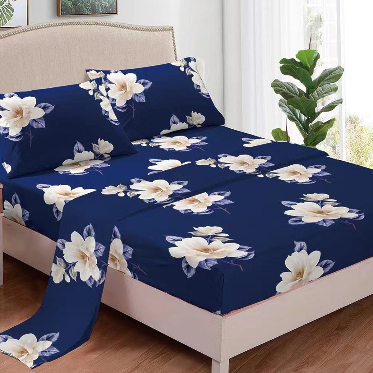 GENERICO - JUEGO DE SABANAS 100% ALGODON  SUAVES Y CÁLIDAS