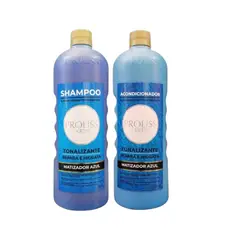 PROLISS - SHAMPOO Y ACONDICIONADOR TONALIZANTE AZUL 2L