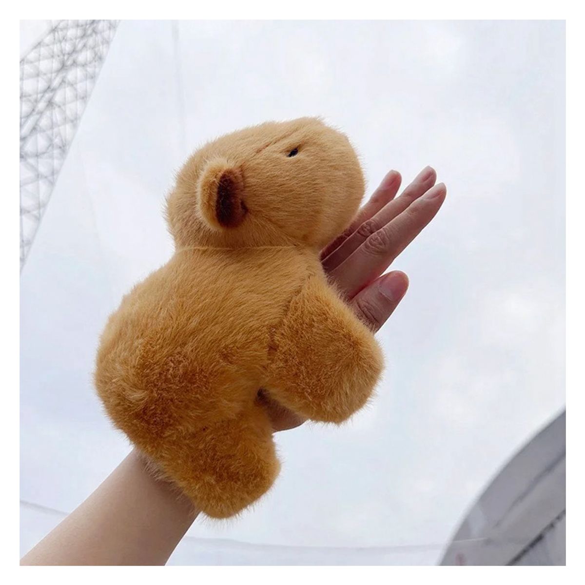 GENERICO - Capibara Peluche Kawaii Brazalete Pulsera Colgante Color Mar