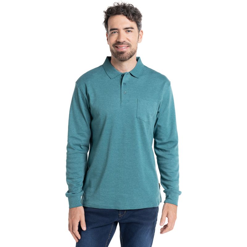 TRUVAL - POLERA CUELLO CAMISEO TRUVAL