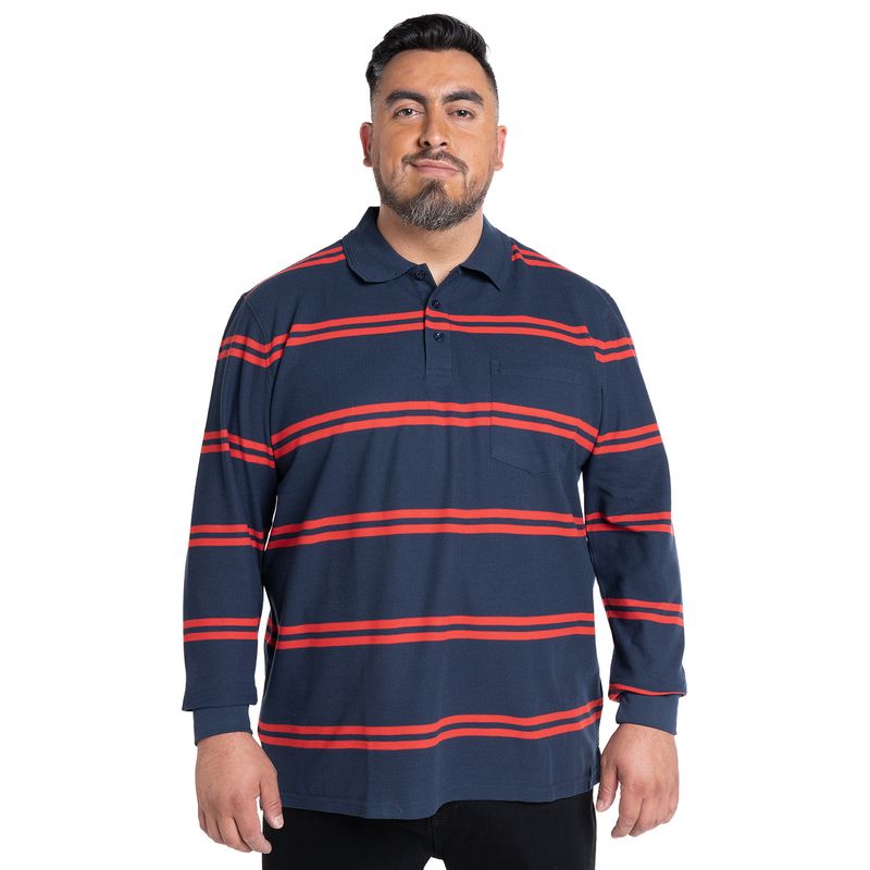 KOTTING - POLERA MANGA LARGA PIQUE LISTADA KOTTING