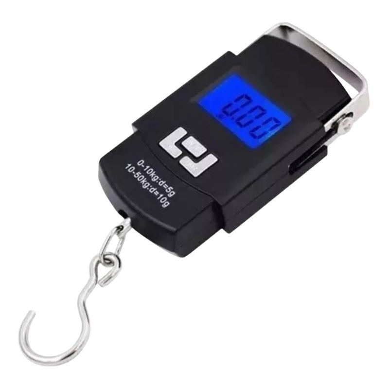 GENERICO - Pesa Balanza Digital Maleta De Viaje Para Colgar Hasta 50kg