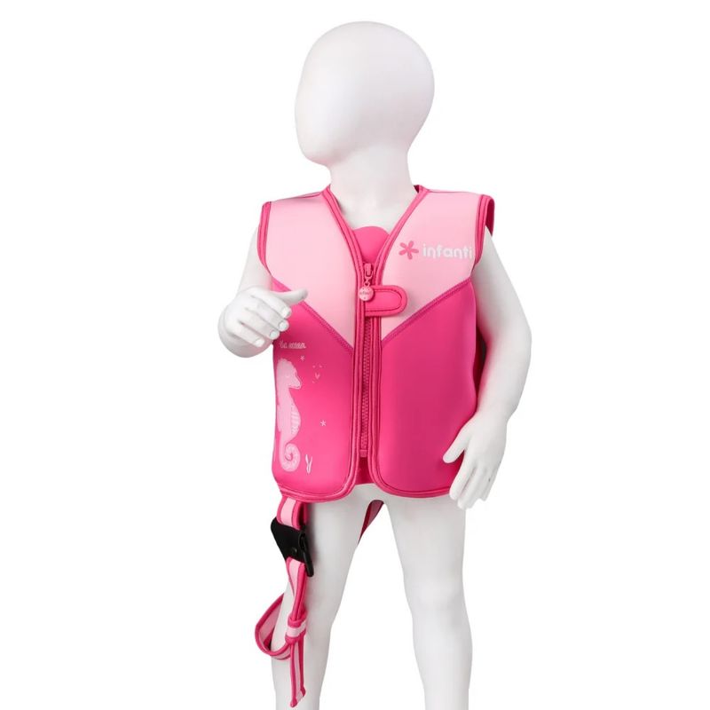 INFANTI - Chaleco Flotador S25 Caballito de Mar Rosa para Niña Infanti