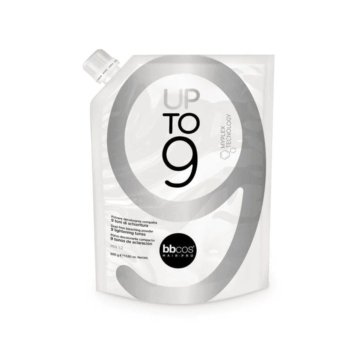 BBCOS - Decolorante Up To 9 BBCOS Aclara 9 Tonos 500grs.