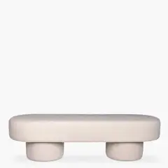FORM DESIGN - Banqueta Tapizada Benji Crema Form