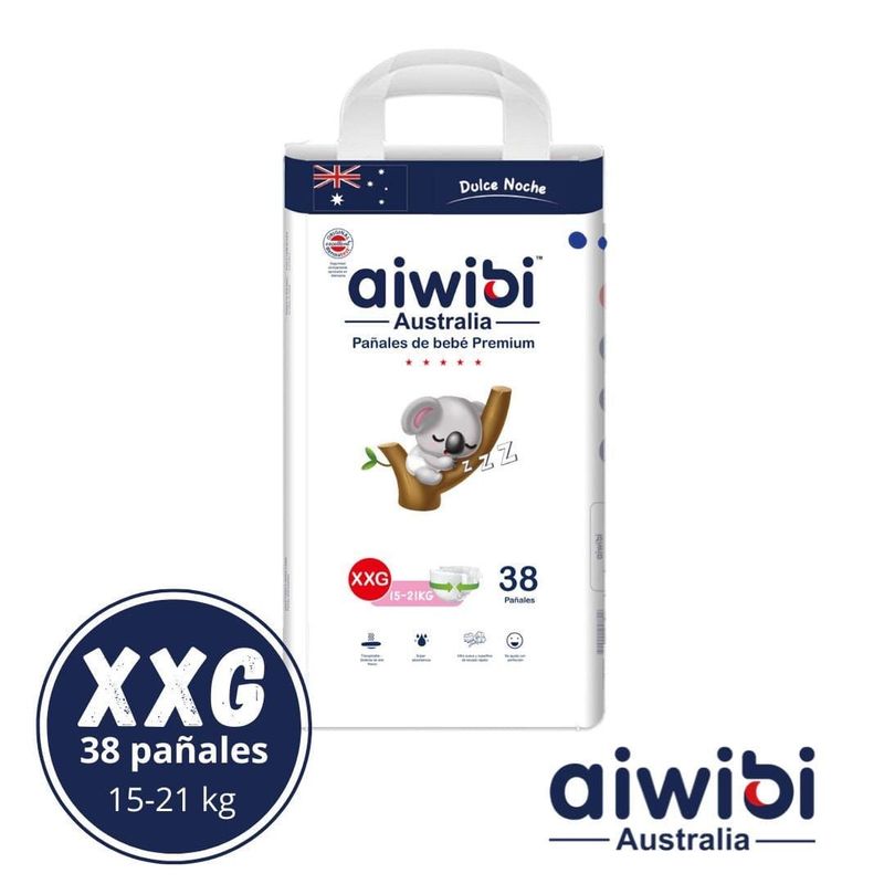 GENERICO - Pañales Aiwibi Dulce Noche Xxg 38 Und