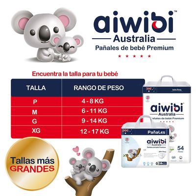 Imagen 2 del producto Pañales Aiwibi Dulce Noche Xxg 38 Und