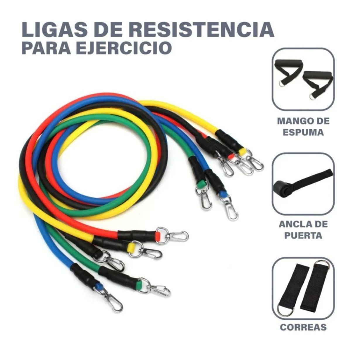 MOVI - Set Completo De Bandas Elasticas De Entrenamiento