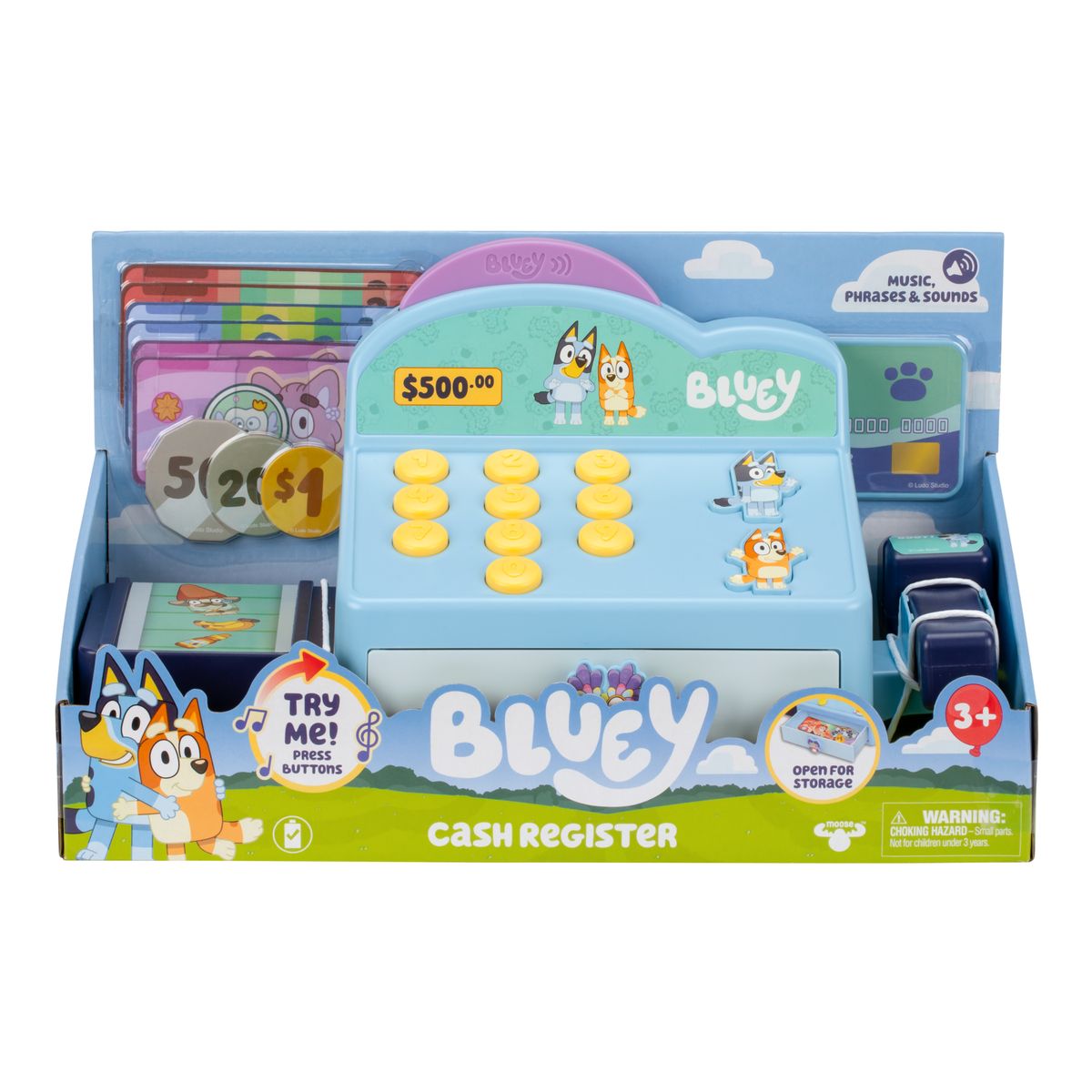 BLUEY - Caja Registradora Con Sonido Bluey