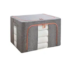 GENERICO - Caja Organizadora Con Marco Metálico 100l - Granito