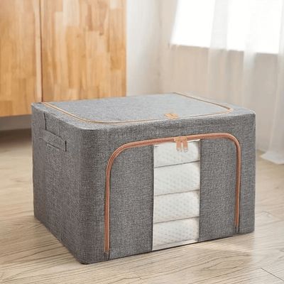 Imagen 2 del producto Caja Organizadora Con Marco Metálico 100l - Granito