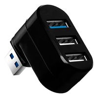 Separador De Concentrador Hub Usb, 3 Puertos, Usb3,0, Usb2,0
