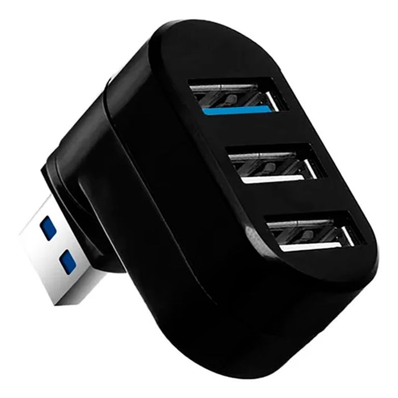 EON - Separador De Concentrador Hub Usb, 3 Puertos, Usb3,0, Usb2,0