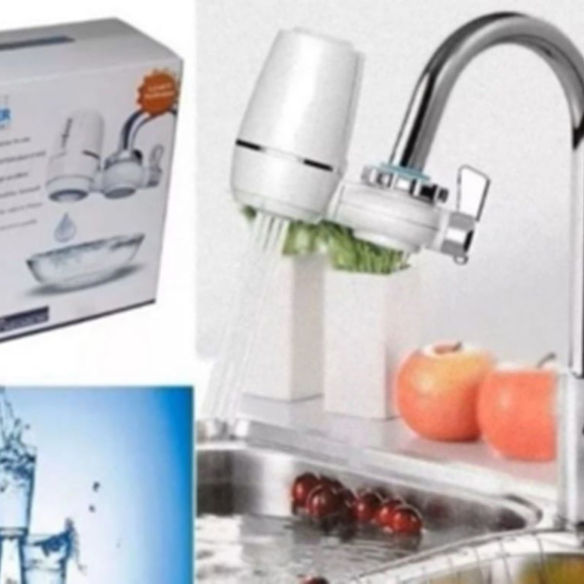 GENERICO - Purificador De Agua Filtro Para Grifo Anti Cloro Bacterias
