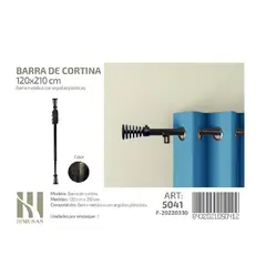 GENERICO - BARRA DE CORTINA METALICA COLOR ORO VIEJO MEDIDAS 120-210 MOD 5041