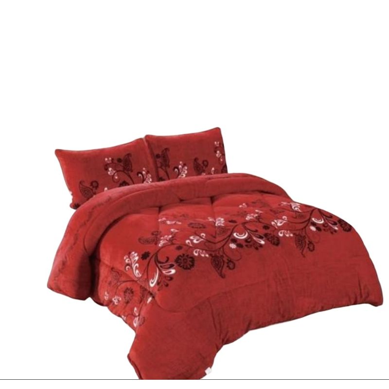 GENERICO - Cubrecama de Invierno Plush con Chiporro King RS1039