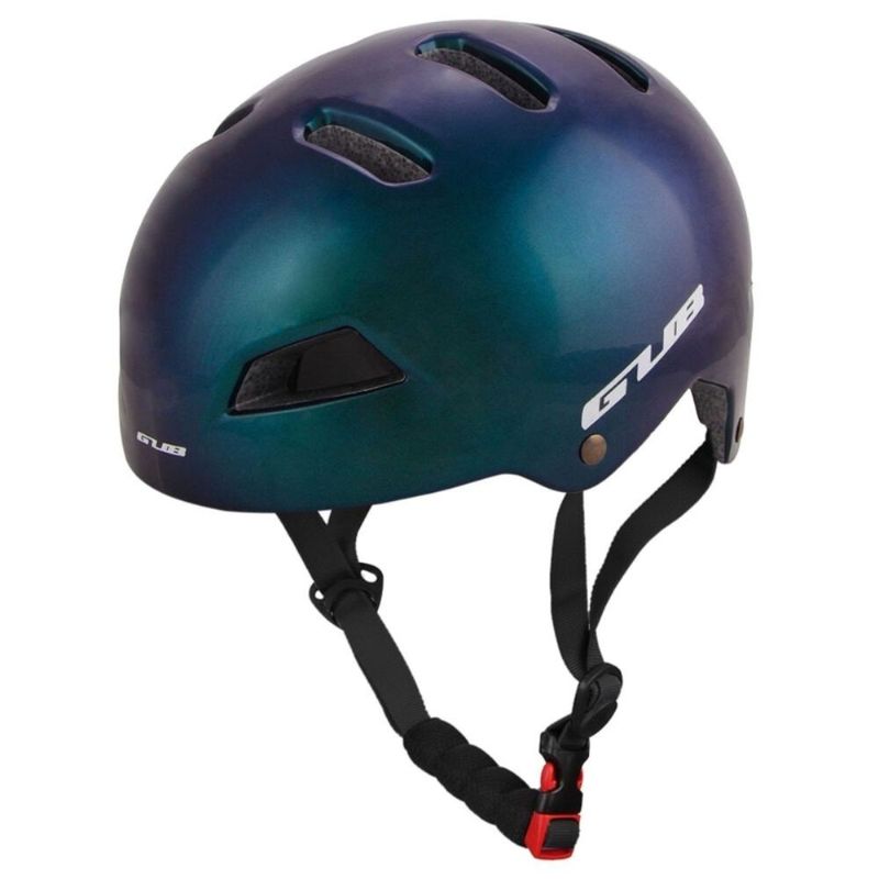 GUB - Casco Bicicleta Skate Gub Azul Eléctrico