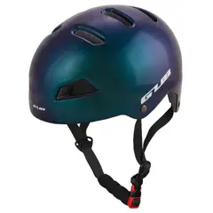 GUB - Casco Bicicleta Skate Azul Eléctrico