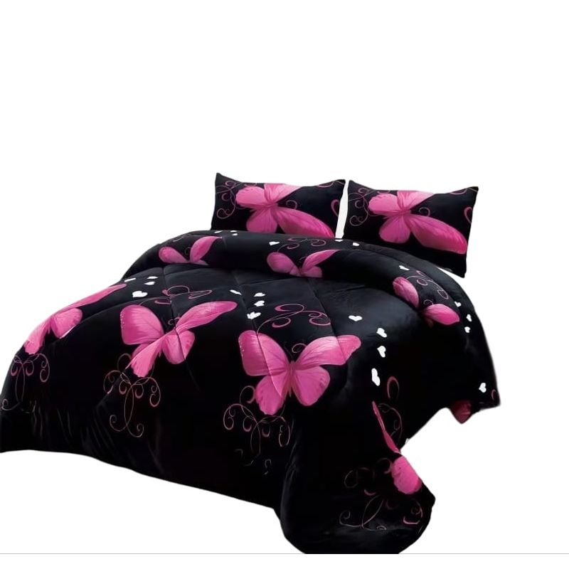 GENERICO - Cubrecama de Invierno Plush con Chiporro King RS1024